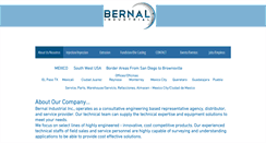 Desktop Screenshot of bernalindustrialinc.com